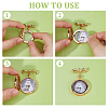 2Pcs Brass Brooch JEWB-FH00017-3