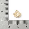 Brass Micro Pave Cubic Zirconia Charms KK-M326-20A-G-3