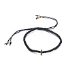 (Jewelry Parties Factory Sale)Adjustable Nylon Cord Braided Bead Bracelets BJEW-JB05016-01-1