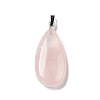 Natural Rose Quartz Pendants G-P474-01P-04-2