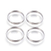 Brass Open Back Bezel Pendants X-KK-F769-27P-1