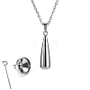 Titanium Steel Pendant Necklaces PW-WG38888-01-2