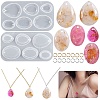 DIY Teardrop Pendant Silicone Molds DIY-YW0006-68-7