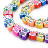 Handmade Polymer Clay Bead Strands CLAY-N011-010-01-3