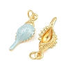 Brass Enamel Pendants KK-CBA3297-04B-G-3