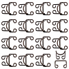 CHGCRAFT 16sets Alloy Buckles FIND-CA0008-39B-1