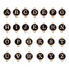 26Pcs Alloy Enamel Letter A~Z Connector Charms FIND-TAC0028-14B-9