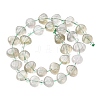 Natural Green Quartz Carved Beads Strands G-H339-A05-01-3