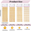 4 Sheets 4 Styles Acrylic Self Adhesive Stickers DIY-GF0014-71B-2