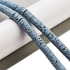 Natural Lava Rock Dyed Beads Strands G-K375-G01-01-2