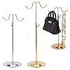 WADORN 2 Sets 2 Colors Double Hook Iron Handbag Rack ODIS-WR0001-04-1