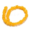 Synthetic Coral Dyed Carved Bead BSHE-H114-04D-3