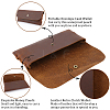 Retro Horse Leather Clutch Wallet for Men AJEW-WH0258-343-3