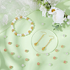 100Pcs 4 Colors Brass Beads KK-PH0011-93-4