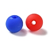 Rubberized Style Imitated Silicone Acrylic Beads MACR-D029-01L-2