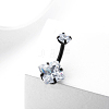 Clear Cubic Zirconia Belly Button Rings FS-WG81544-11-1