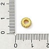 Rack Plating Brass Clear Cubic Zirconia Beads KK-G501-06B-G-3