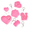 DIY Keychain Clasp Making Kits DIY-TA0008-89-4