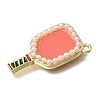 Brass Enamel Pendants KK-K427-54G-2