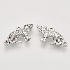Tibetan Style Alloy Pendants X-TIBEP-T009-28AS-RS-2