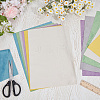 12Sheets 6 Colors Jewelry Flocking Cloth DIY-CY0004-14B-4