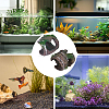 2Pcs 2 Styles Resin Stump Sculpture Display Decorations DJEW-GF0001-86-5