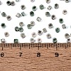 Opaque Picasso Cylinder Glass Beads SEED-Q039-06A-18-4