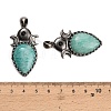 Natural Amazonite Pendants GG-CBACC2B-05AS-03-3
