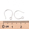 Rhodium Plated 925 Sterling Silver Earring Hooks STER-N0001-028S-3
