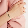 5Pcs Brass Enamel Connector Charms KK-SZ0002-70A-5