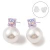 Hypoallergenic Bioceramics Zirconia Ceramic Stud Earrings EJEW-C111-15B-2