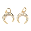 Brass Micro Pave Cubic Zirconia Pendants LS-KK-D386-15G-01-1
