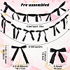 2 Styles Cloth Bowknot Banners AJEW-SP0002-70E-2