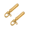 2Pcs Brass Shackle Clasps KK-PH0012-62B-G-1