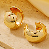 Shiny Retro Style Brass C-shaped Cuff Earrings CD6721-1-1