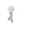 Alloy and Rhinestone Brooch PW-WG769C7-01-1