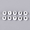 Opaque Acrylic Beads SACR-Q001-12F-2