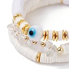 Chunky Tube Beads Bracelets Set BJEW-JB07224-5