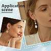 24Pc 304 Stainless Steel Stud Earring Findings STAS-SC0009-56-4