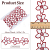 Flower Polyester Lace Trim Ribbon OCOR-WH20003-03A-03-2