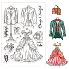 Custom Summer Theme PVC Plastic Clear Stamps DIY-WH0631-0484-1