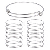 DICOSMETIC 16Pcs Adjustable 304 Stainless Steel Expandable Bangle Making BJEW-DC0001-01-1