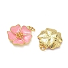 Brass Enamel Pendants KK-CBAD9DF-03G-F-3