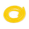 Imitation Jade Glass Beads Strands GLAA-N065-4x4mm-B02-2