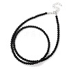 Vintage Unisex Natural Obsidian Beaded Necklaces FL7181-1-1