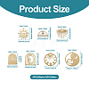 14Pcs 7 Style Brass Charms KK-PJ0001-26-4
