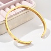 Hollow Heart 304 Stainless Steel Bangles for Women BJEW-Z092-11G-4