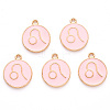 Alloy Enamel Pendants LS-ENAM-S124-01A-09G-2