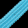 Transparent Glass Beads Strands EGLA-A034-T3mm-MD08-2