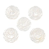 Natural White Shell Carved Pendants SSHEL-B006-02-1